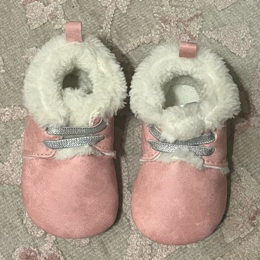 Just One You by Carters baby booties size 3-6 months